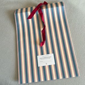 Sézane Paper Gift Bag in Striped Pattern